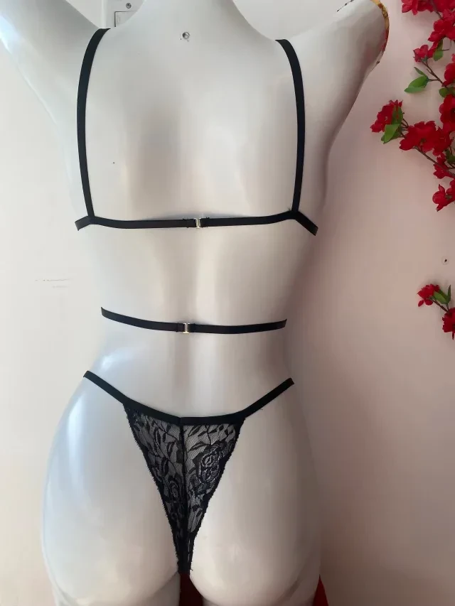 Body Esmeralda Preto TAM P - 4