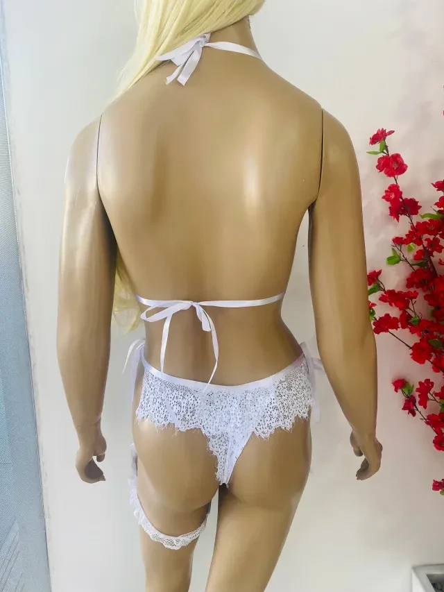 Conjunto Saia com Persex Branco TAM P - 5