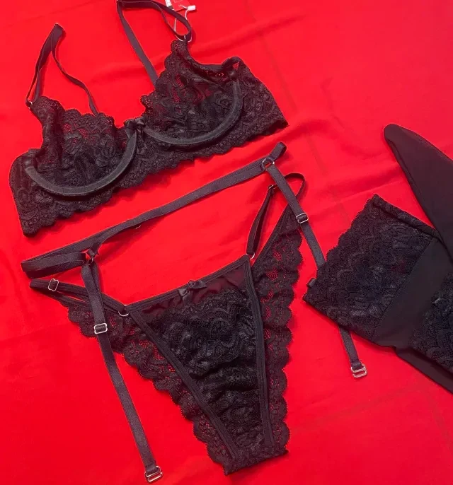 Conjunto Musa Preto VESTE P E M - 2