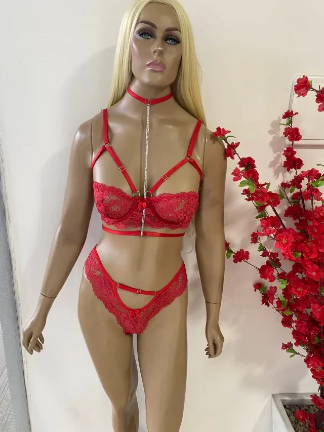 Conjunto Dany Vermelho VESTE DO P AO G - 1