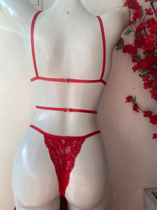 Body Esmeralda Vermelho TAM P  - 4