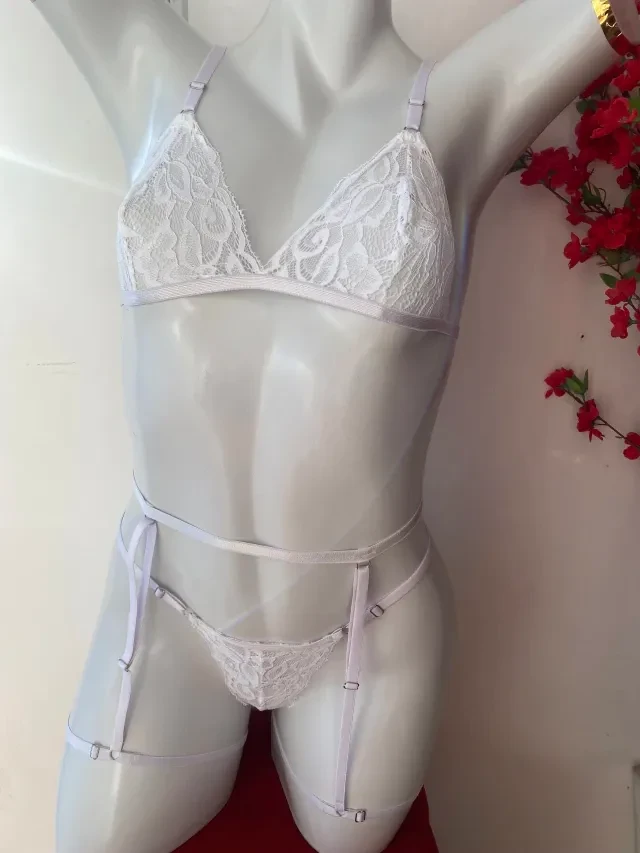 Conjunto com Cinta Branco - 1