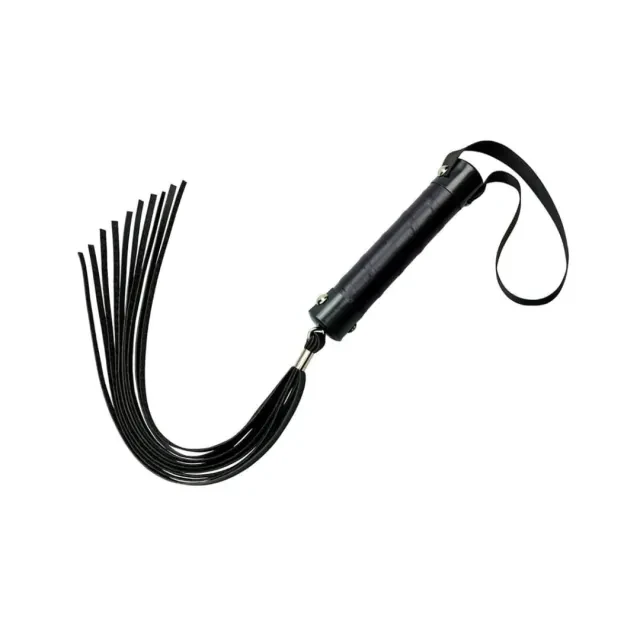 Chicote 10 Tiras em Corda 40cm La Pimienta Preto - 1