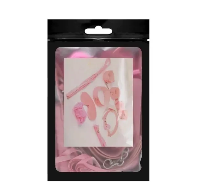 Kit Sado Erótico Bondage Rosa  - 8