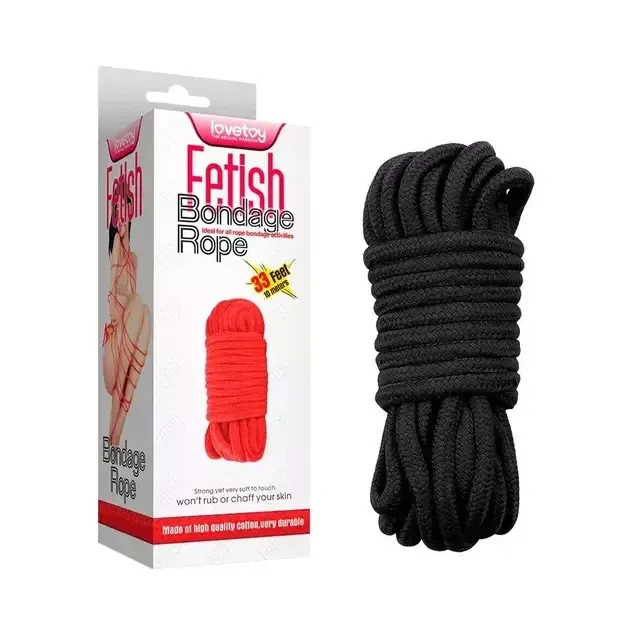 Corda Bondage 10 metros Preta - 1