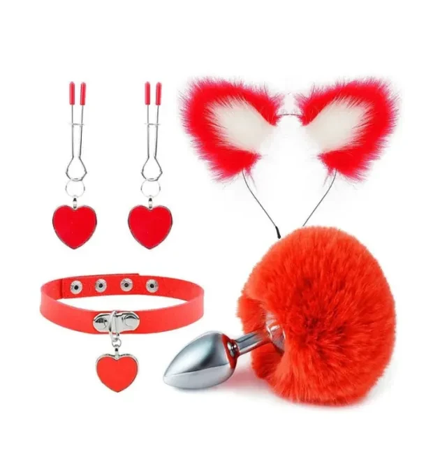 Kit Fetiche Raposa Vermelho - 1