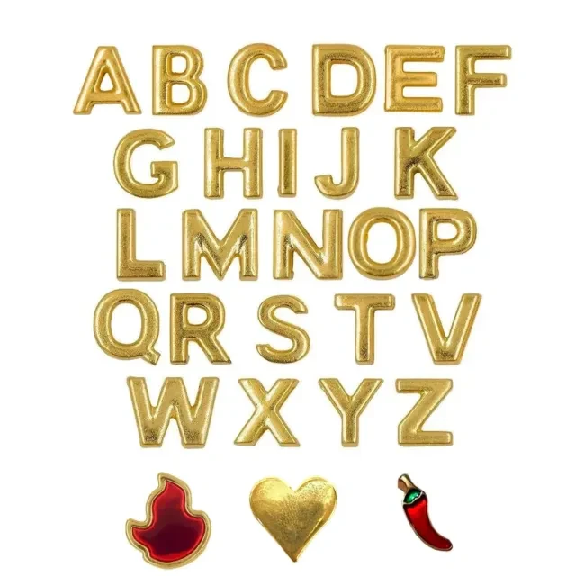 Letras para Personalização em metal - 1