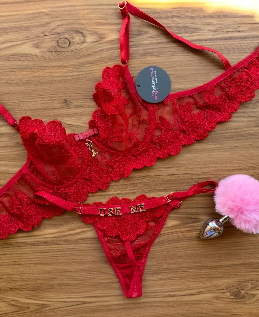 Conjunto Personalizável Petala Vermelho(LETRAS VENDIDAS SEPARADAMENTE)  - 2