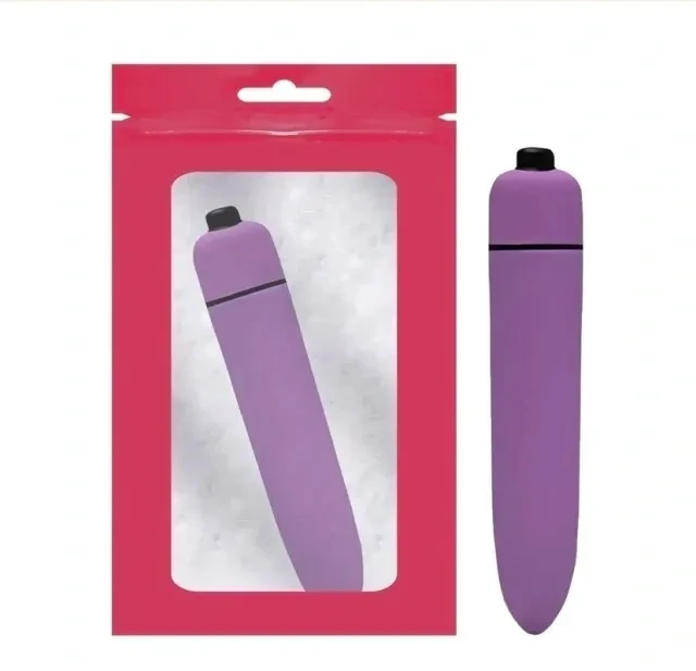 Vibrador Bullet Roxo A Pilha  - 1