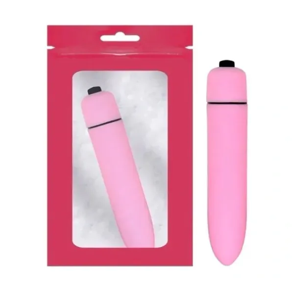 Vibrador Bullet Rosa  A Pilha  