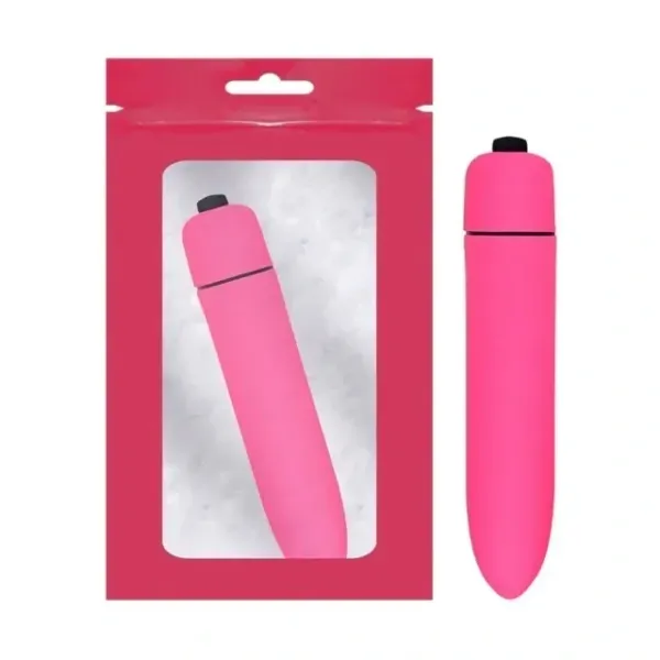 Vibrador Bullet Pink   A Pilha   