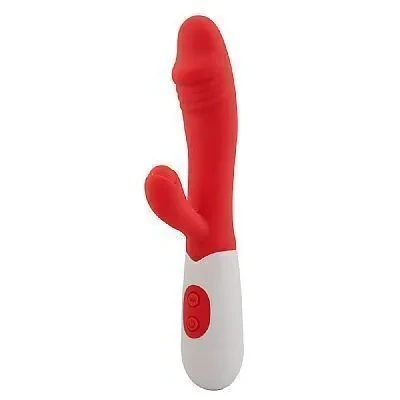 Vibrador Sime 2 a Pilha Vermelho  - 1