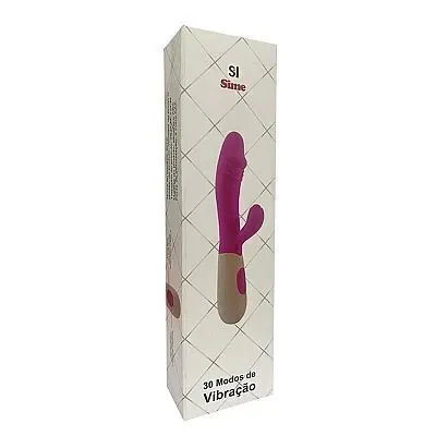 Vibrador Sime 2 a Pilha Vermelho  - 2