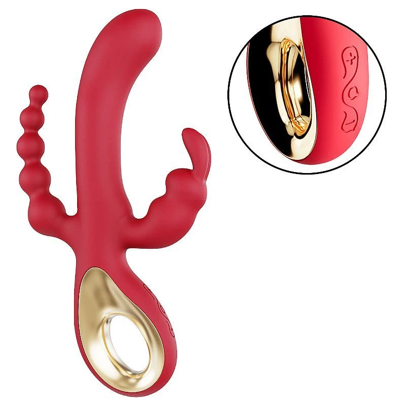 Vibrador 3 em 1 Jenny Recarregável  - 1