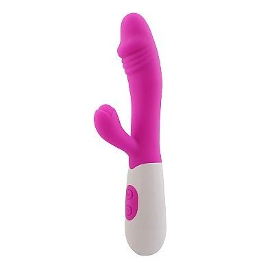 Vibrador Sime 2 a Pilha Pink  - 1
