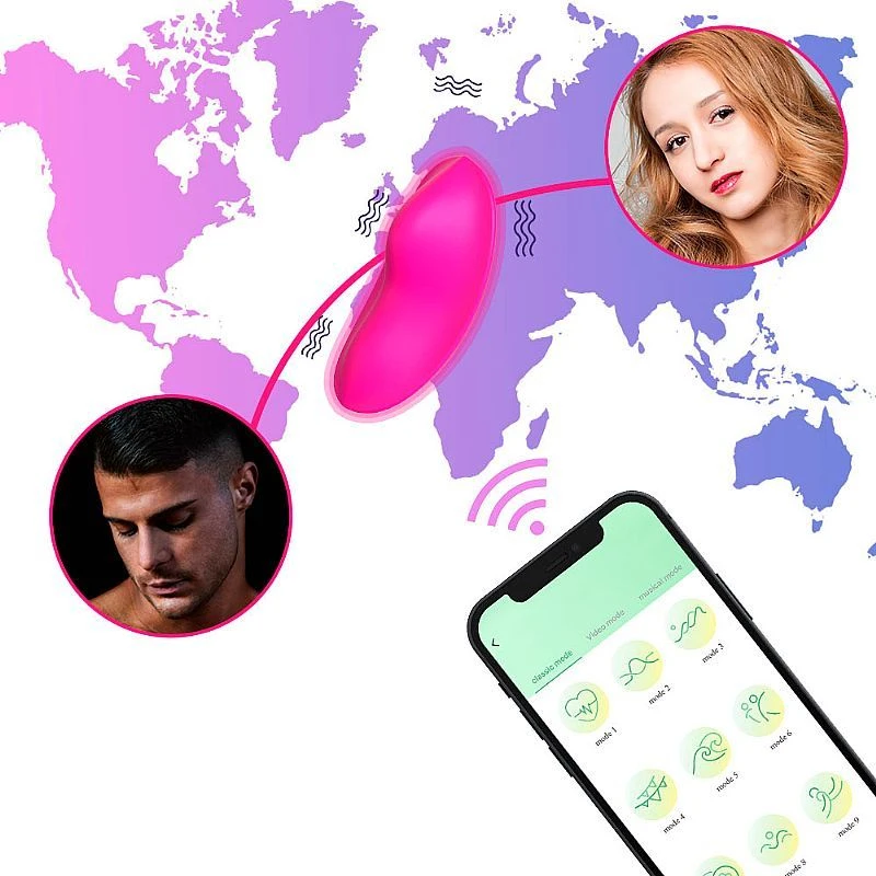 Vibrador de Calcinha Slow Via APP Recarregável  - 4