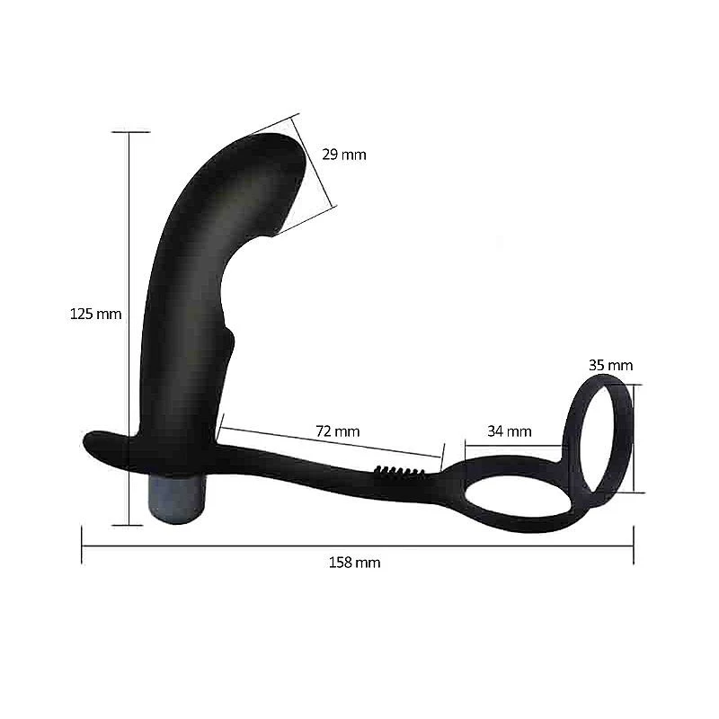 Vibrador Estimulador de Próstata a Pilha  - 4