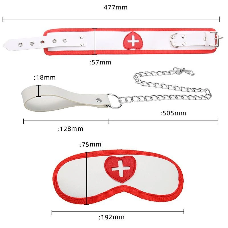 Kit Sado Bondage Enfermeira 7 Itens  - 9