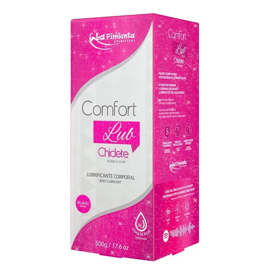 Lubrificante Beijável Chiclete 500g Confort Lub - 2