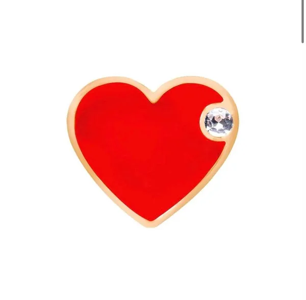 Emoji ❤️ Metal Dourado para Calcinha Personalizável  