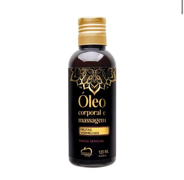 Óleo para Massagem Aromático Frutas Vermelhas 120ml
