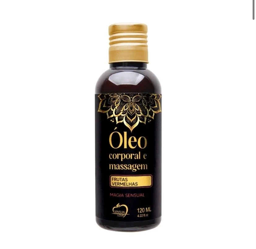 Óleo para Massagem Aromático Frutas Vermelhas 120ml - 1