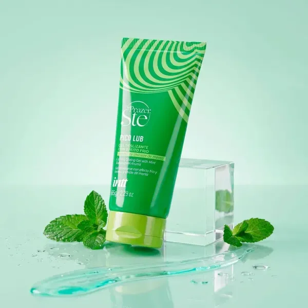 Lubrificante Beijável  Super Deslizante Pico Pulse Menta 65g