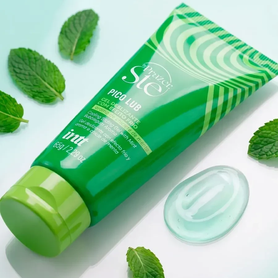 Lubrificante Beijável  Super Deslizante Pico Pulse Menta 65g - 3