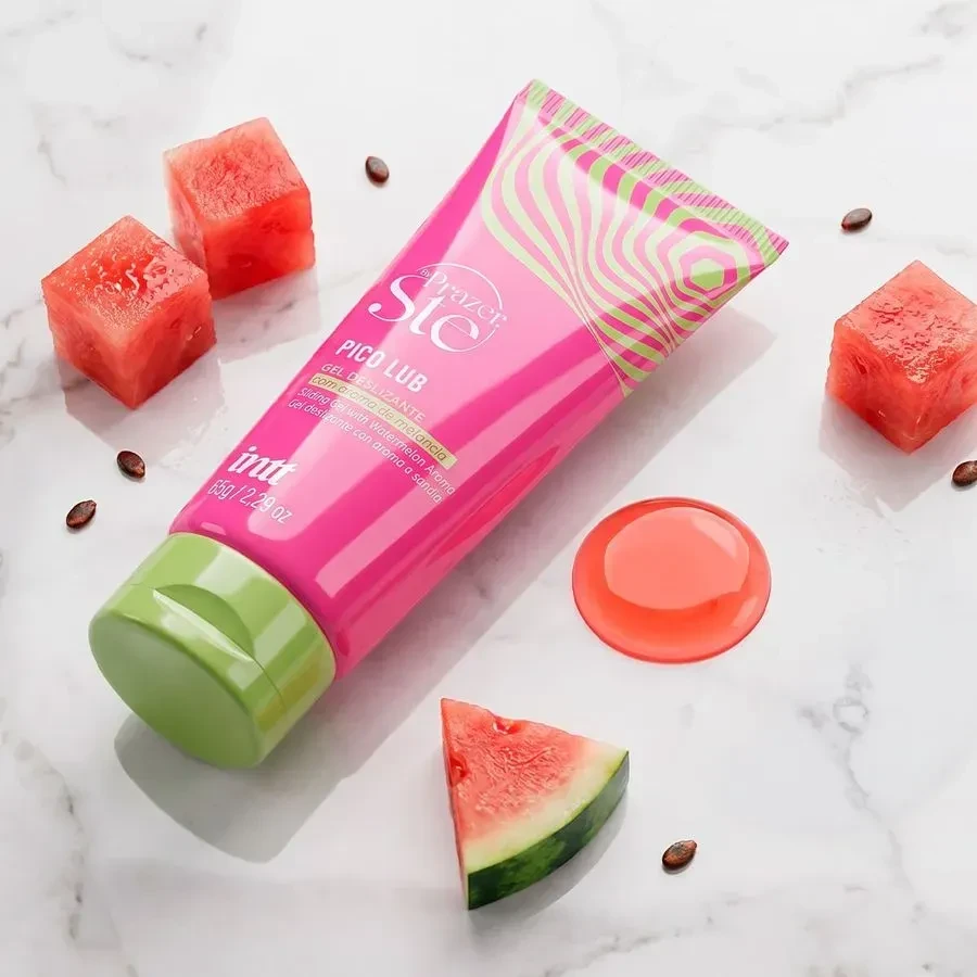 Lubrificante Beijável  Super Deslizante Pico Pulse Melancia  65g  - 2