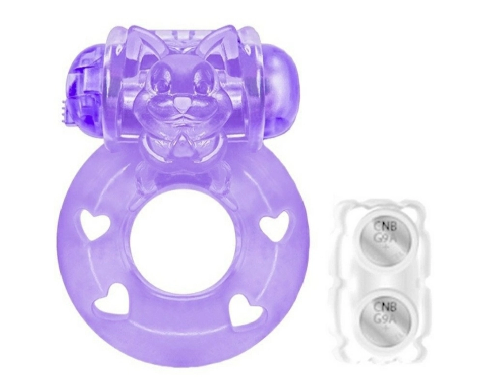 Anel peniano com vibro Lilas 