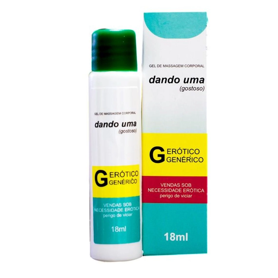 Gel excitante e retardante de ejaculação dando uma 18ml