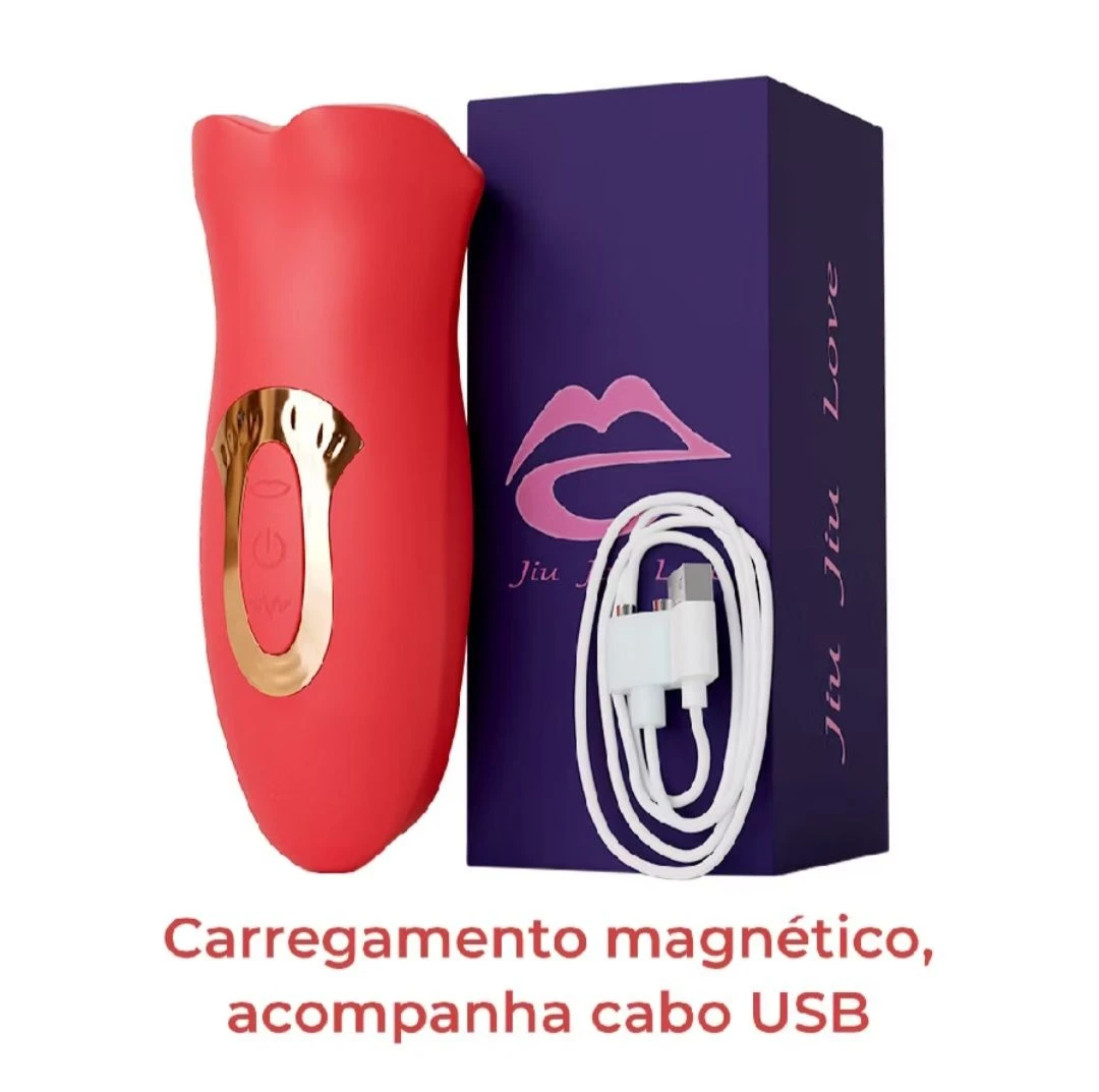 Vibrador Sugador em formato de boca  - 4