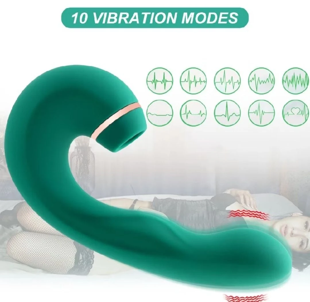 Sugador com Pulsação e Vibrador Clitóris Ponto G Recarregável (Multifuncional 3 em 1) - 2