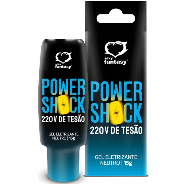 Vibrador líquido power shock unisex 15g