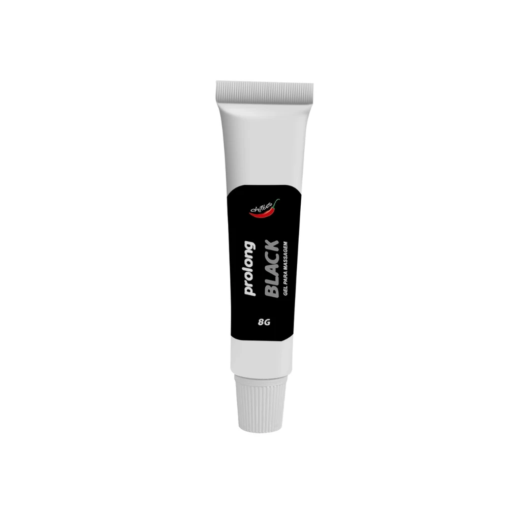 Gel prolongador de ereção Prolong Black 8g - 2