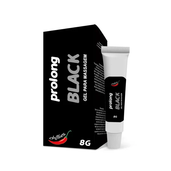 Gel prolongador de ereção Prolong Black 8g