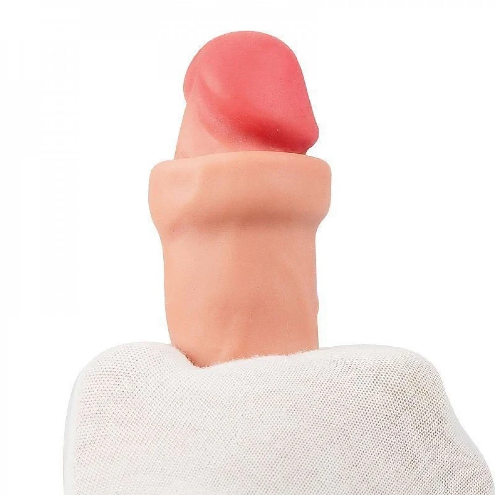 Penis realistico com ventosa removível dupla camada 18cm - 6