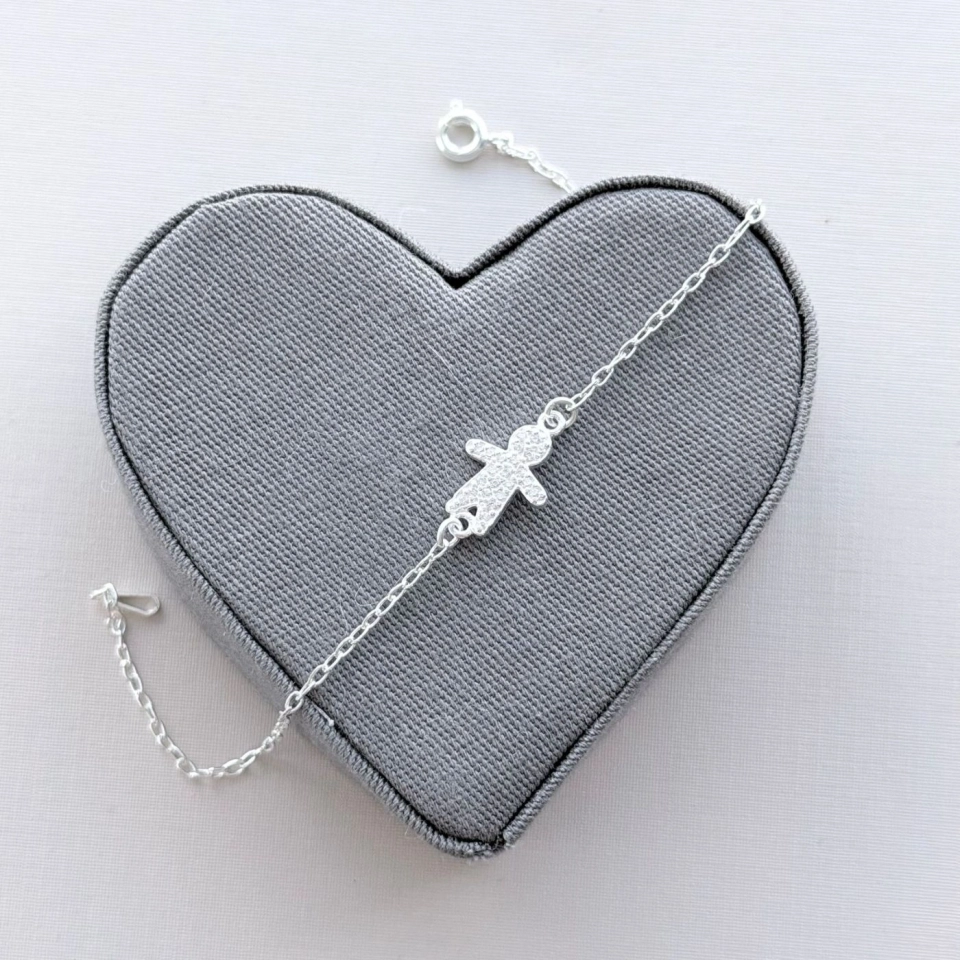 Pulseira filhos cravejada  - imagem 2