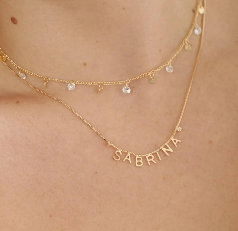 Choker Milly Zircônias e medalhinhas  - imagem 2