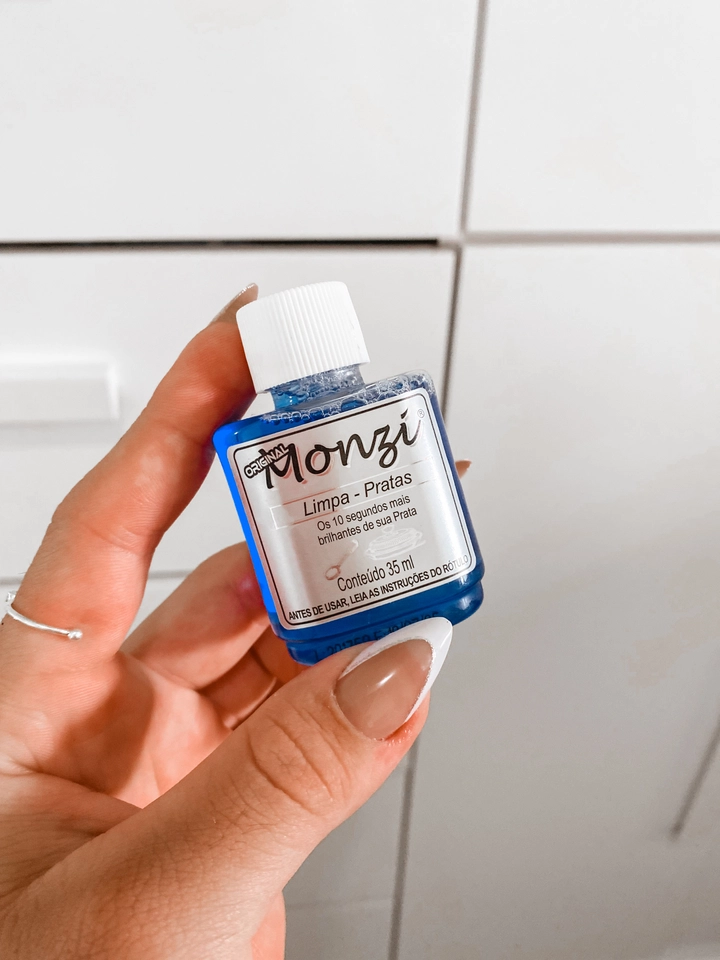 KIT LIMPEZA monzi limpa pratas + flanela mágica 