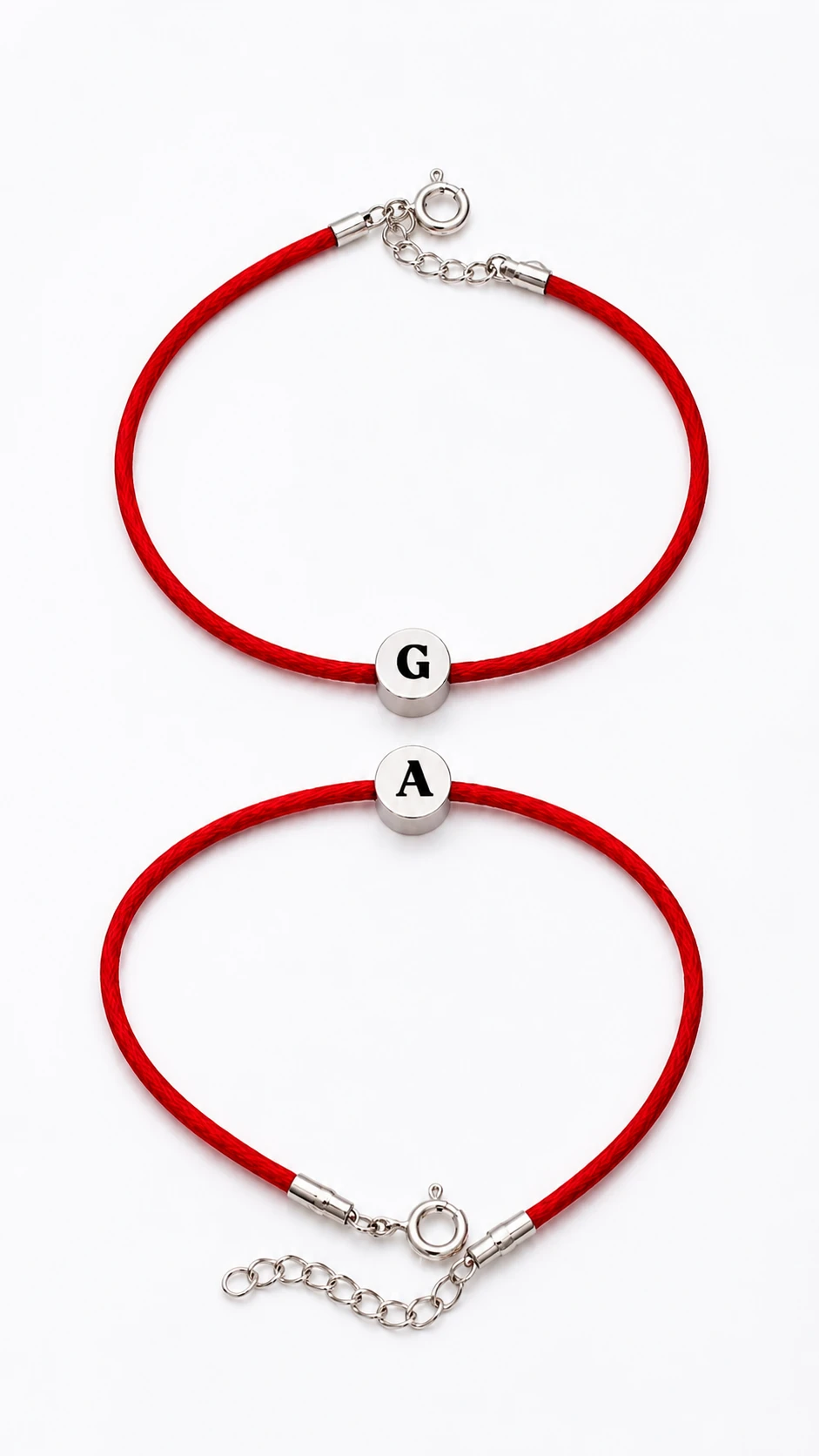 Kit pulseira fio vermelho personalizado  - 1