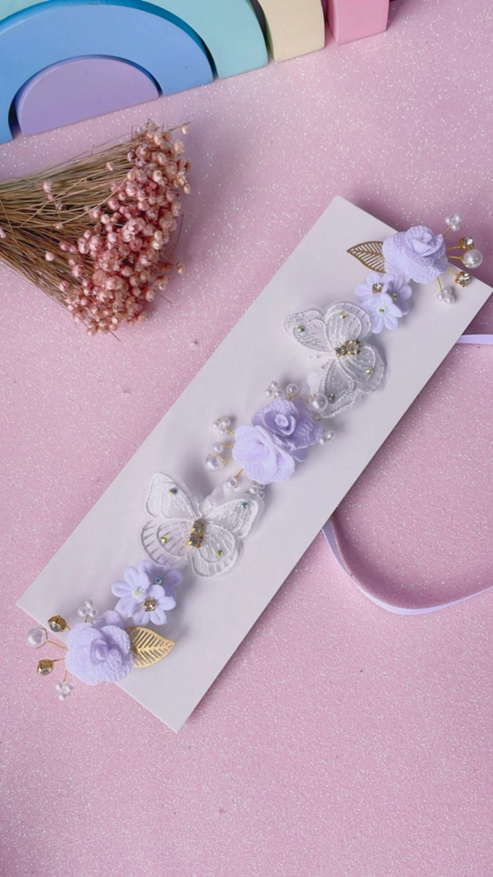 Headband para batismo - imagem 2