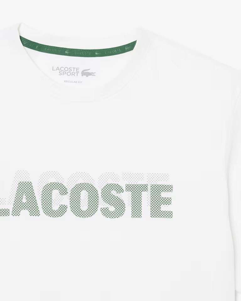Camiseta Lacoste desfoque branca  - 2