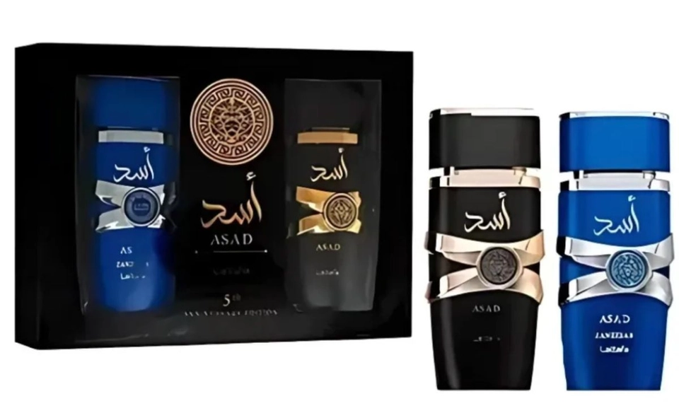 Kit Perfume Lattafa Asad 100ml + Asad Zanzibar 100ml  - 1