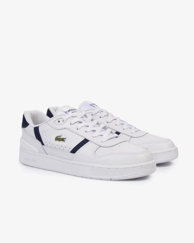 Tênis Lacoste T-CLIP branco e azul marinho 