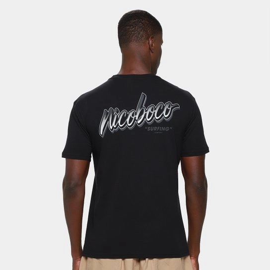 Camiseta Nicoboco Iron Masculina - Preto - 2