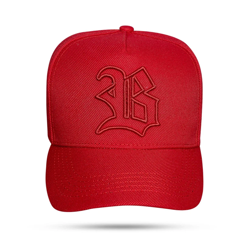Boné BLCK logo contour red - 1
