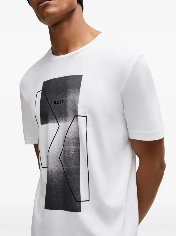 Camiseta Boss com estampa gráfica  - 2