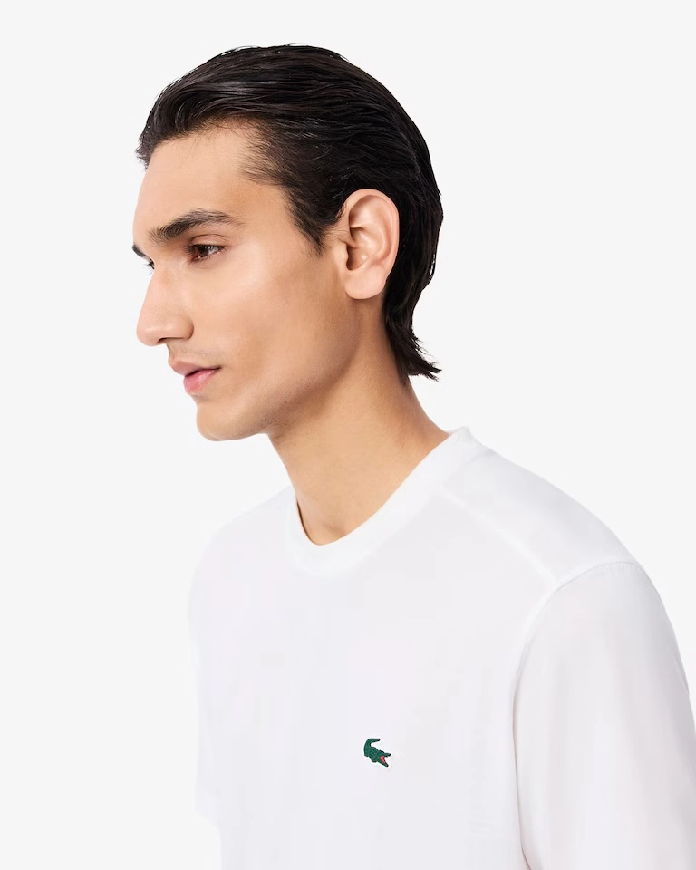 Camiseta Lacoste Sport branca Classic  - 3