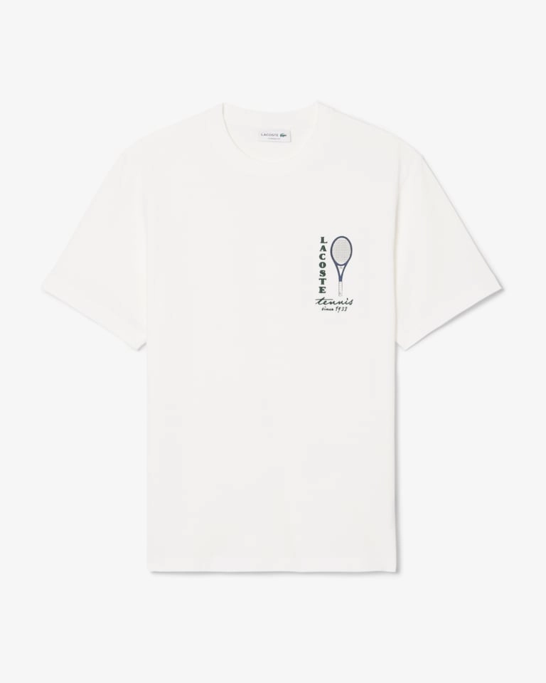 Camiseta Lacoste estampa tennis 